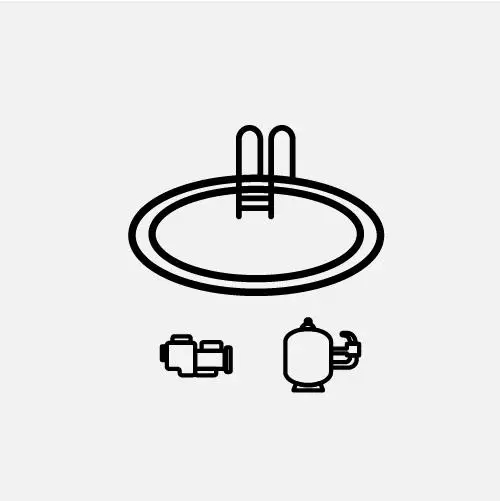 Komplette stålpoolpakker