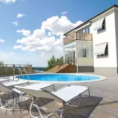 Komplet rund st&aring;lpool pakke