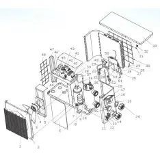 Reservedele til Hydro-Pro - vandret (5,0 kW)